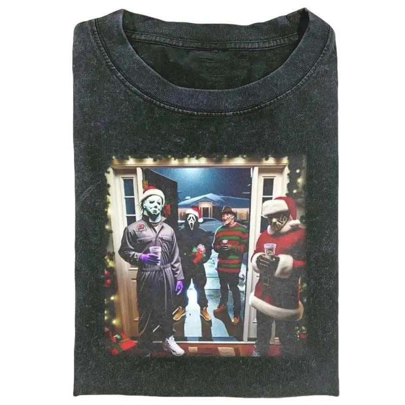 Happy Horror Movie Her Him Menswear Womenswear - Adult & Kids T-Shirts, Sweatshirts & Hoodies apparel design preview 1