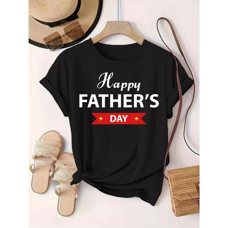 Happy Casual Black Red Banner Round Neck Short Sleeve - Adult & Kids T-Shirts, Sweatshirts & Hoodies apparel design preview 1