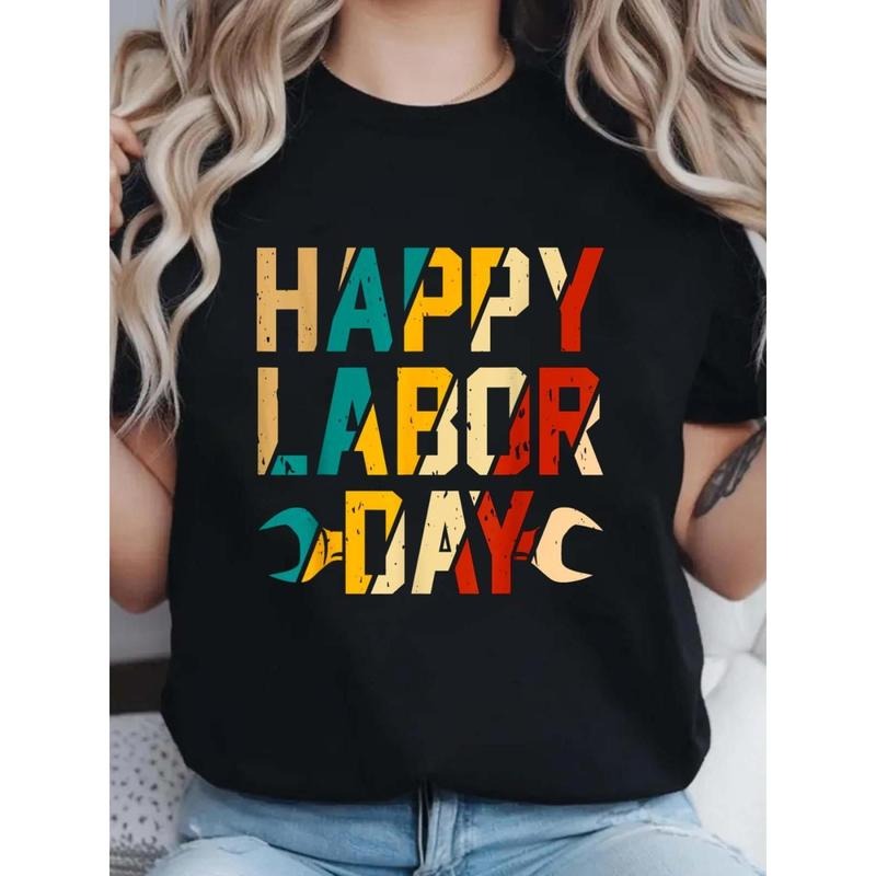 Happy Labor Day Patriot - Adult & Kids T-Shirts, Sweatshirts & Hoodies apparel design preview 1