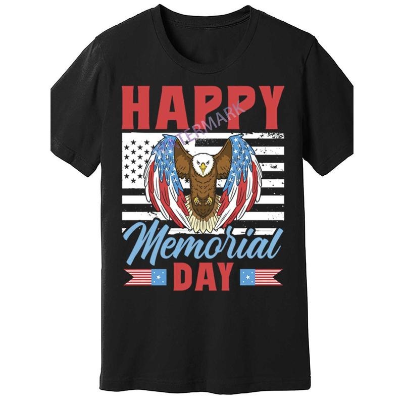 Happy Memorial Day Remembrance Military Veteran - Adult & Kids T-Shirts, Sweatshirts & Hoodies apparel design preview 1