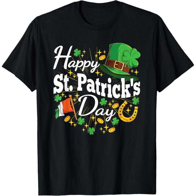 Happy St. Patricks Day Shamrock Irish Saint - Adult & Kids T-Shirts, Sweatshirts & Hoodies apparel design preview 1
