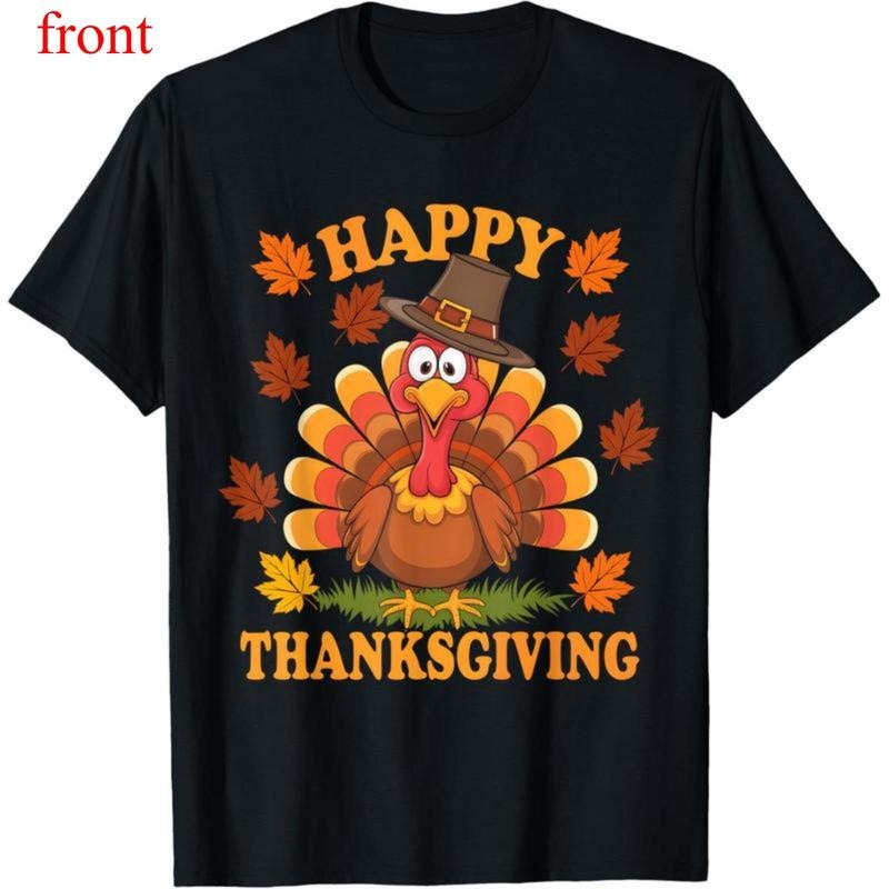 Happy Thanksgiving Funny Turkey Family Dinner Love - Adult & Kids T-Shirts, Sweatshirts & Hoodies apparel design preview 1