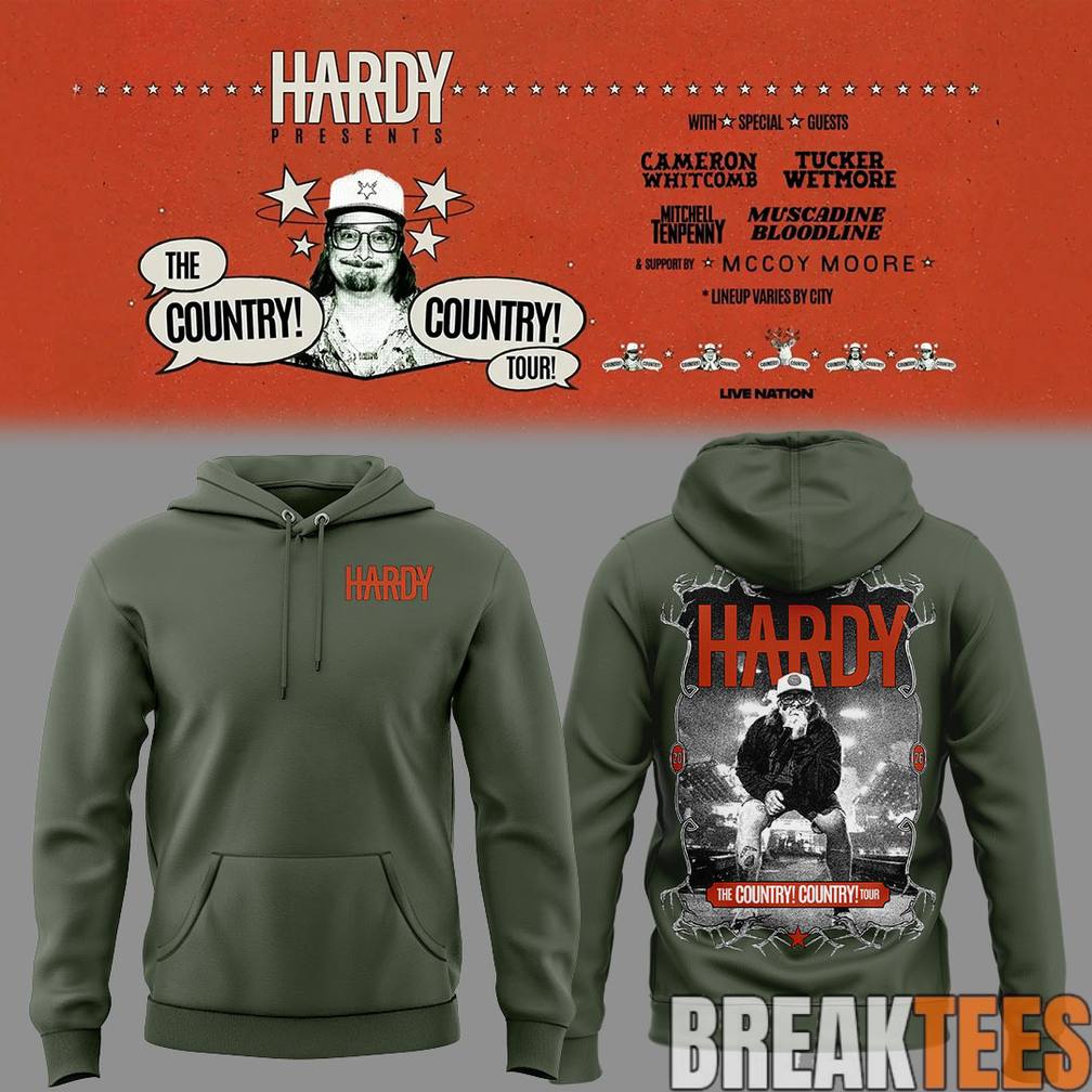 Hardy The Country Tour 2026 Special - Adult & Kids T-Shirts, Sweatshirts & Hoodies apparel design preview 1
