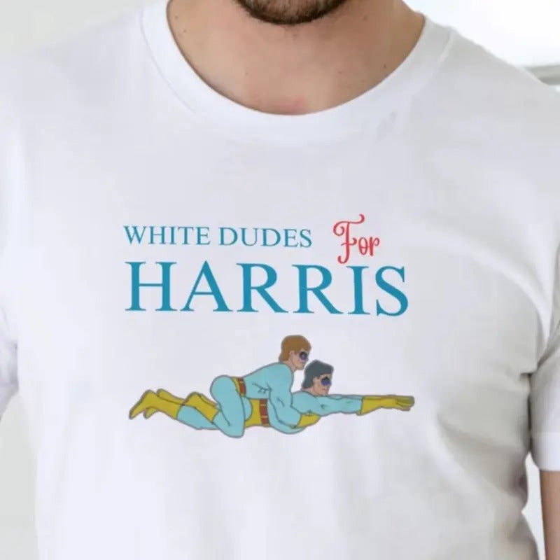 Harris White Dudes Cotton Top Casual - Adult & Kids T-Shirts, Sweatshirts & Hoodies apparel design preview 1