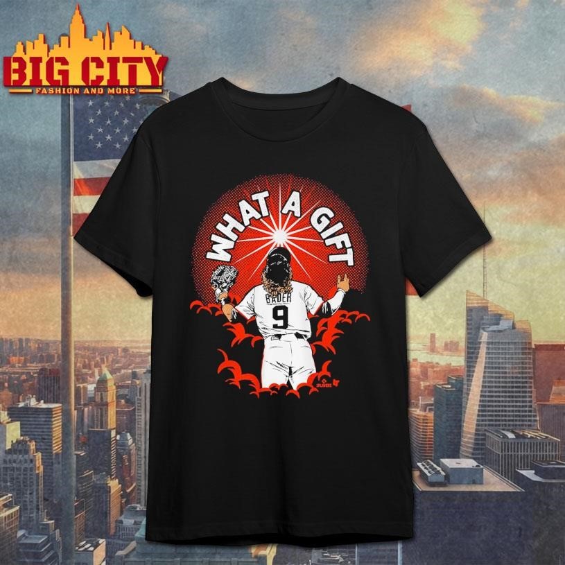 Harrison Bader San Francisco What a Gift - Adult & Kids T-Shirts, Sweatshirts & Hoodies apparel design preview 1