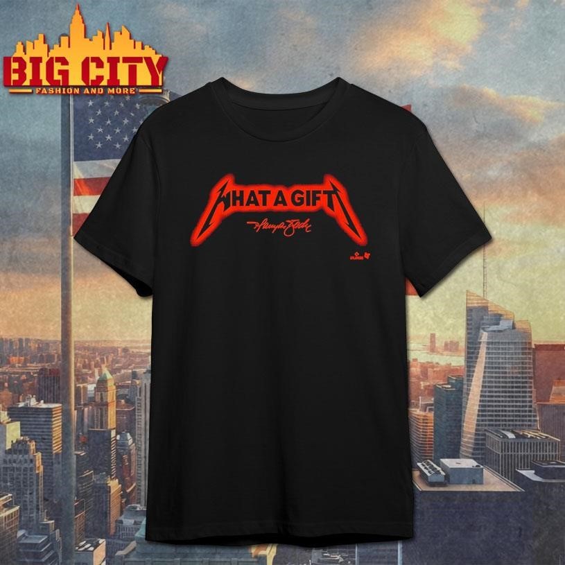 Harrison Bader What a Gift San Francisco Text - Adult & Kids T-Shirts, Sweatshirts & Hoodies apparel design preview 1