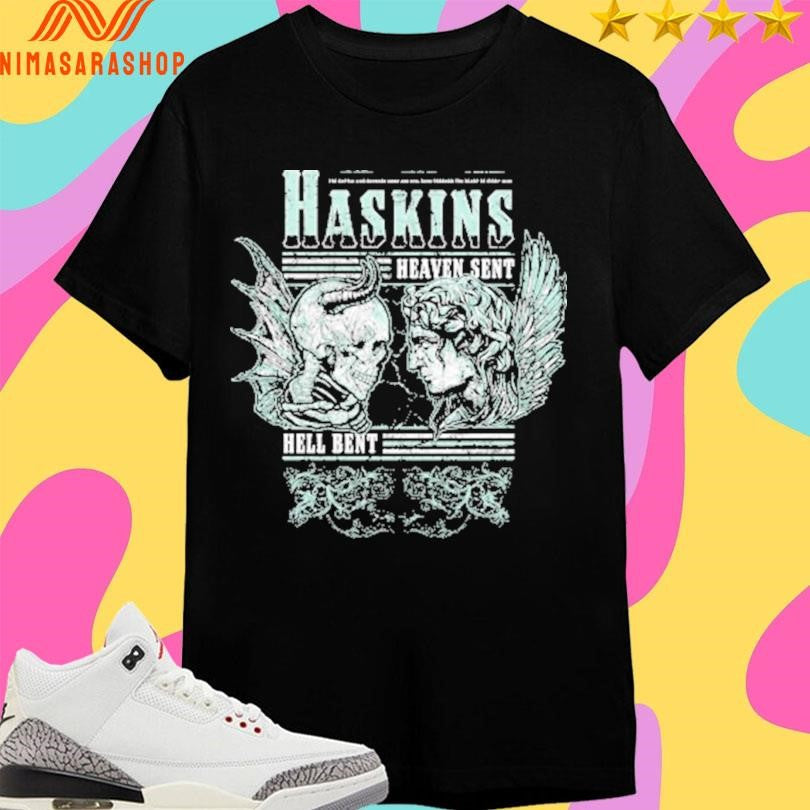 Haskins Heaven Sent Hell Bent 2024 Angels And Demons - Adult & Kids T-Shirts, Sweatshirts & Hoodies apparel design preview 1