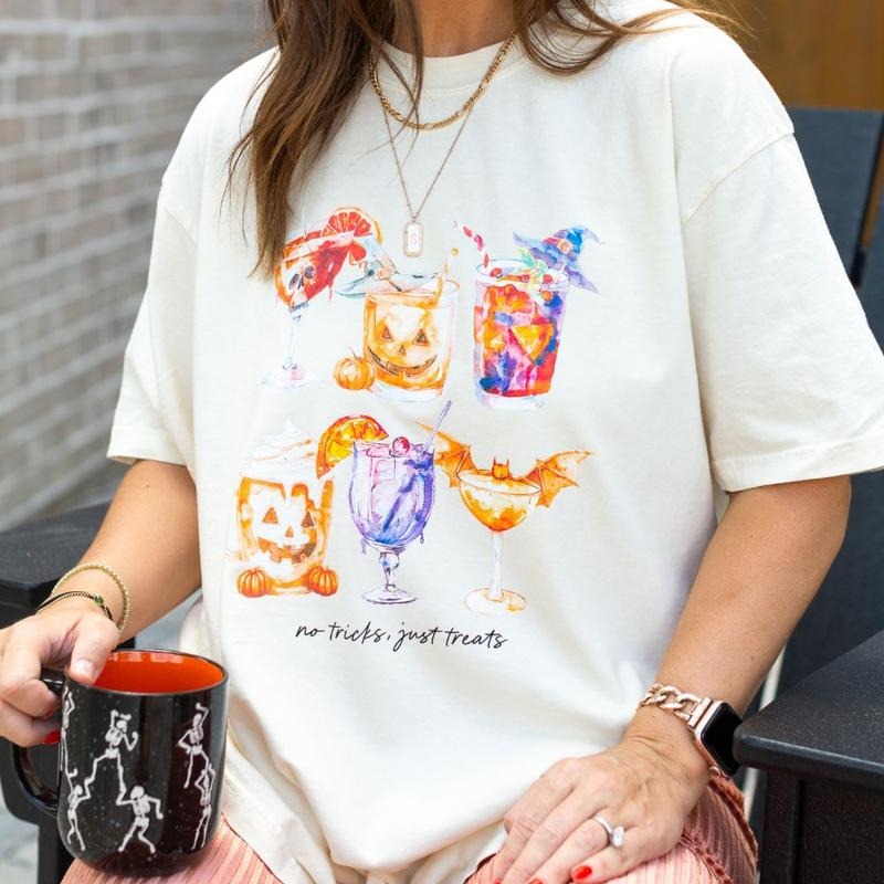 'Haunted Happy Hour' - Adult & Kids T-Shirts, Sweatshirts & Hoodies apparel design preview 1