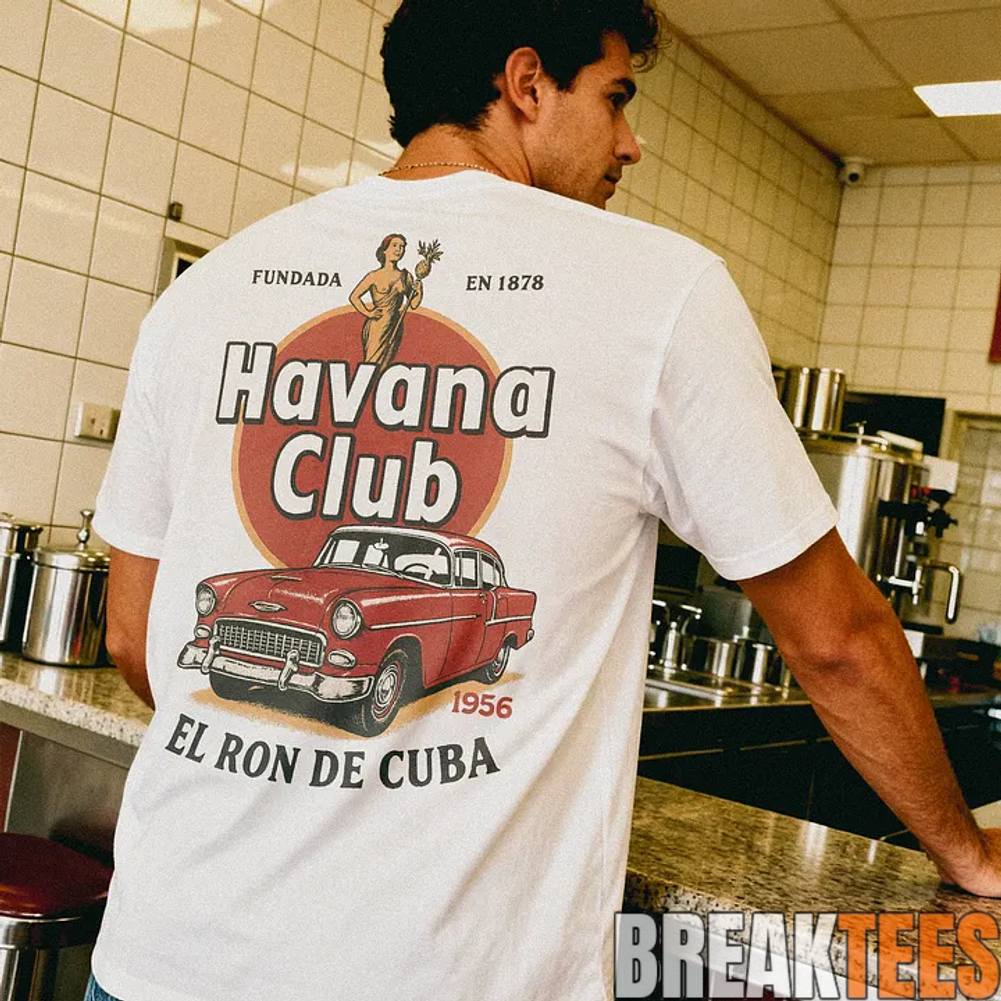 Havana Club Cuba Caddy Heavy - Adult & Kids T-Shirts, Sweatshirts & Hoodies apparel design preview 1