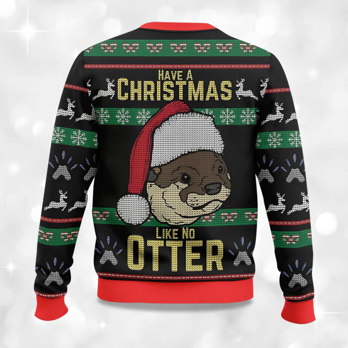 Have A Christmas Like No Otter Ugly Christmas Sweater - Holiday Gift product image 4