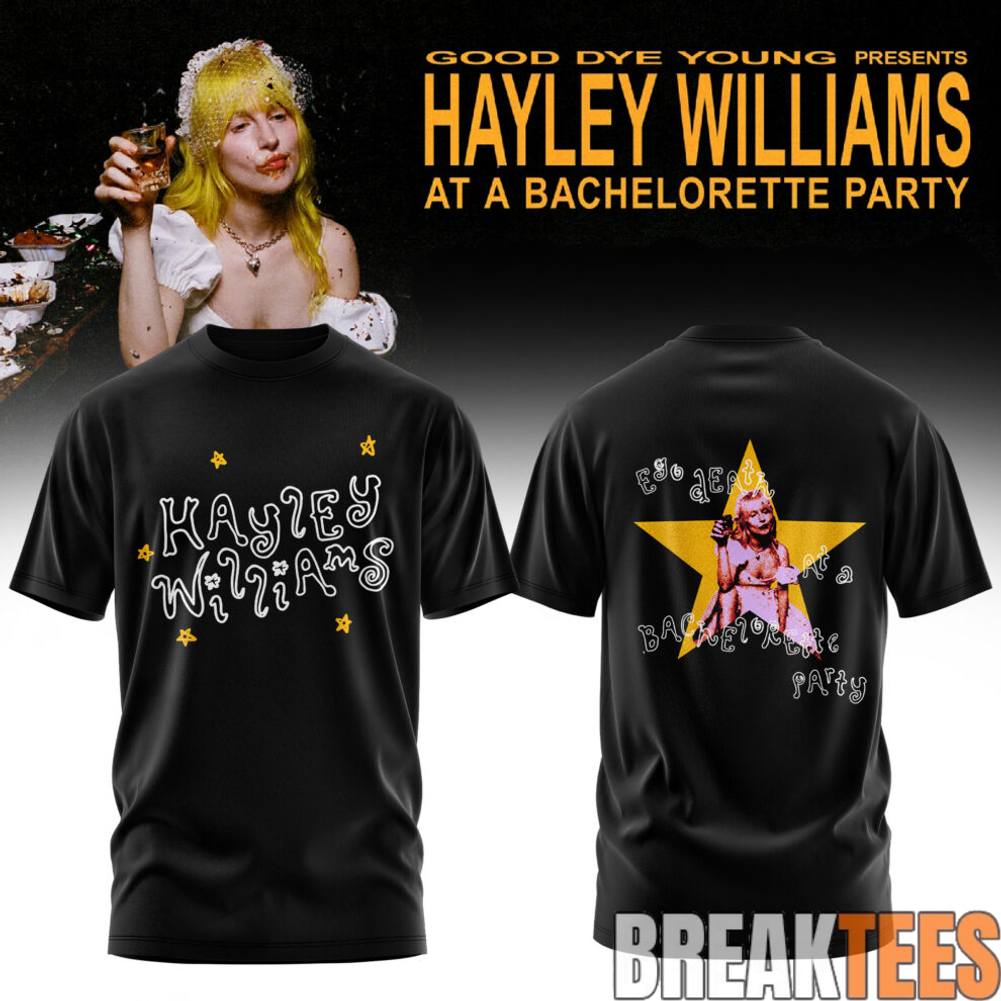 Hayley Williams Bachelorette Party Tour 2026 - Adult & Kids T-Shirts, Sweatshirts & Hoodies apparel design preview 1