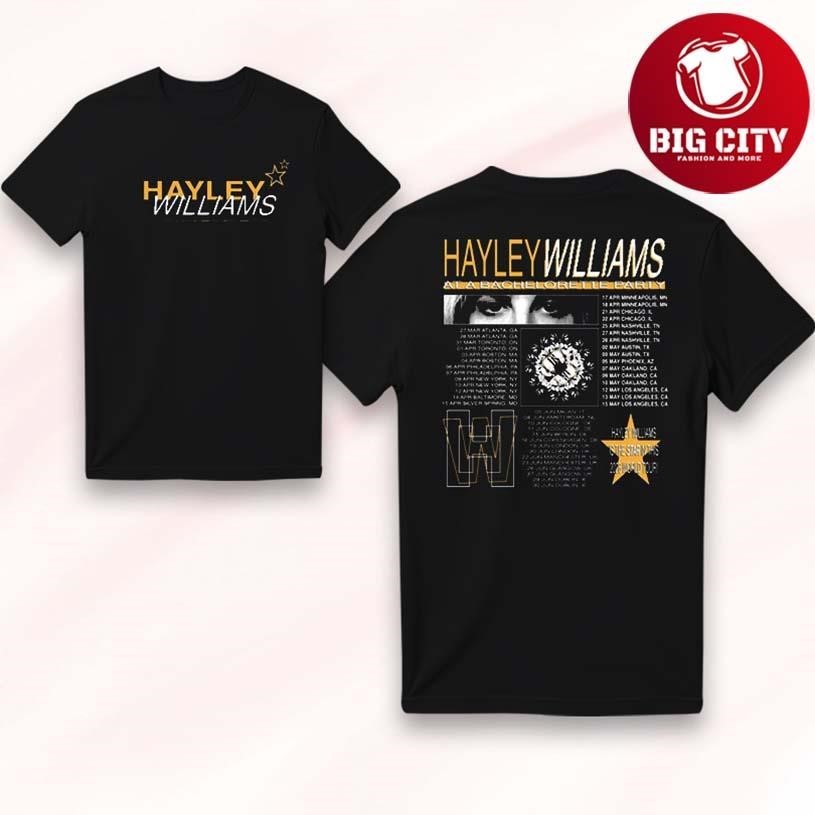 Hayley Williams Tour 2026 Two Sided - Adult & Kids T-Shirts, Sweatshirts & Hoodies apparel design preview 1