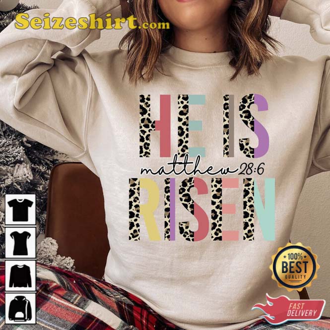 He Is Risen Mathew 286 Christianity Graphic Sweater - Gift Idea product image 3