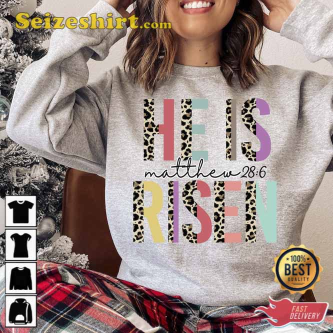 He Is Risen Mathew 286 Christianity Graphic Sweater - Gift Idea product image 2