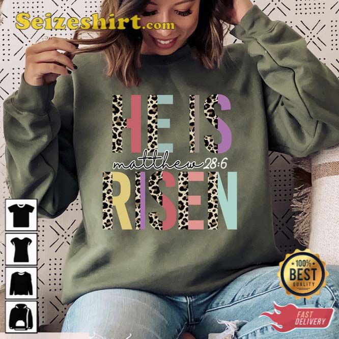 He Is Risen Mathew 286 Christianity Graphic Sweater - Gift Idea product image
