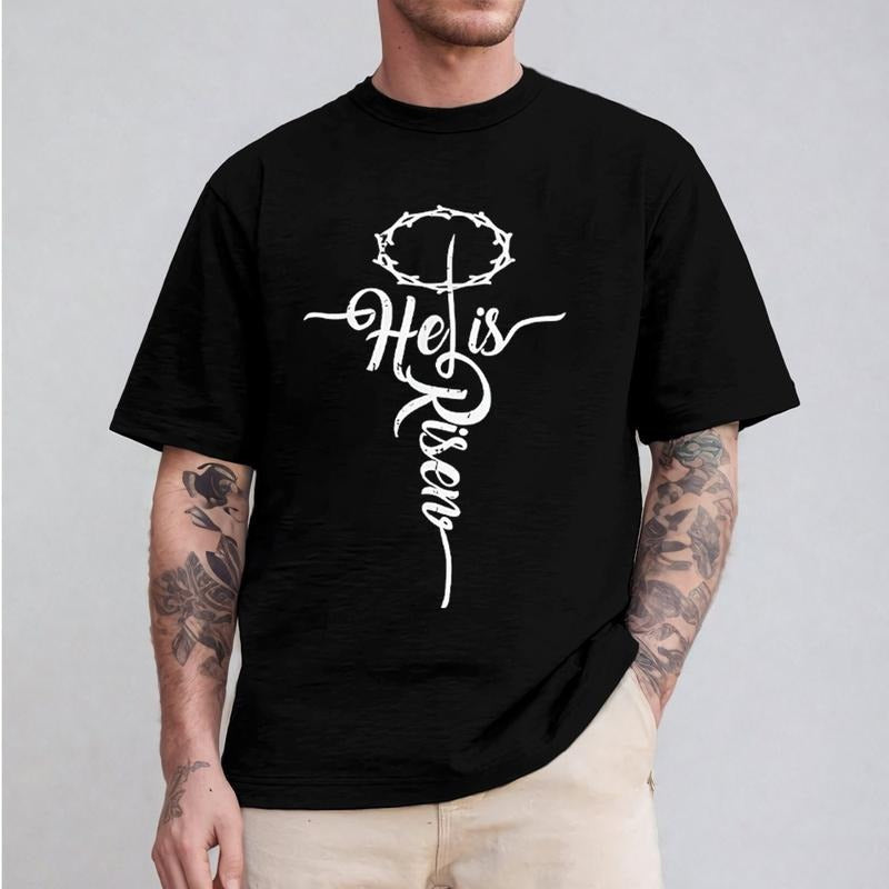 He Is Risen Pure Cotton Fabric Casual Streetstyle - Adult & Kids T-Shirts, Sweatshirts & Hoodies apparel design preview 1