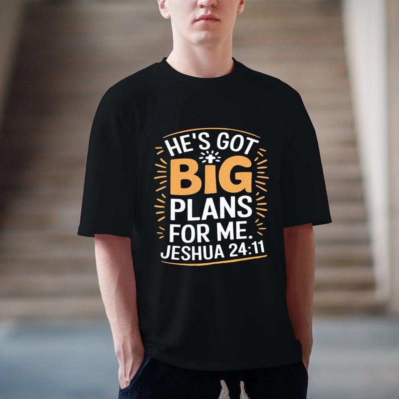 He'S Got Big Plans Me Pure Cotton Fabric Casual - Adult & Kids T-Shirts, Sweatshirts & Hoodies apparel design preview 1