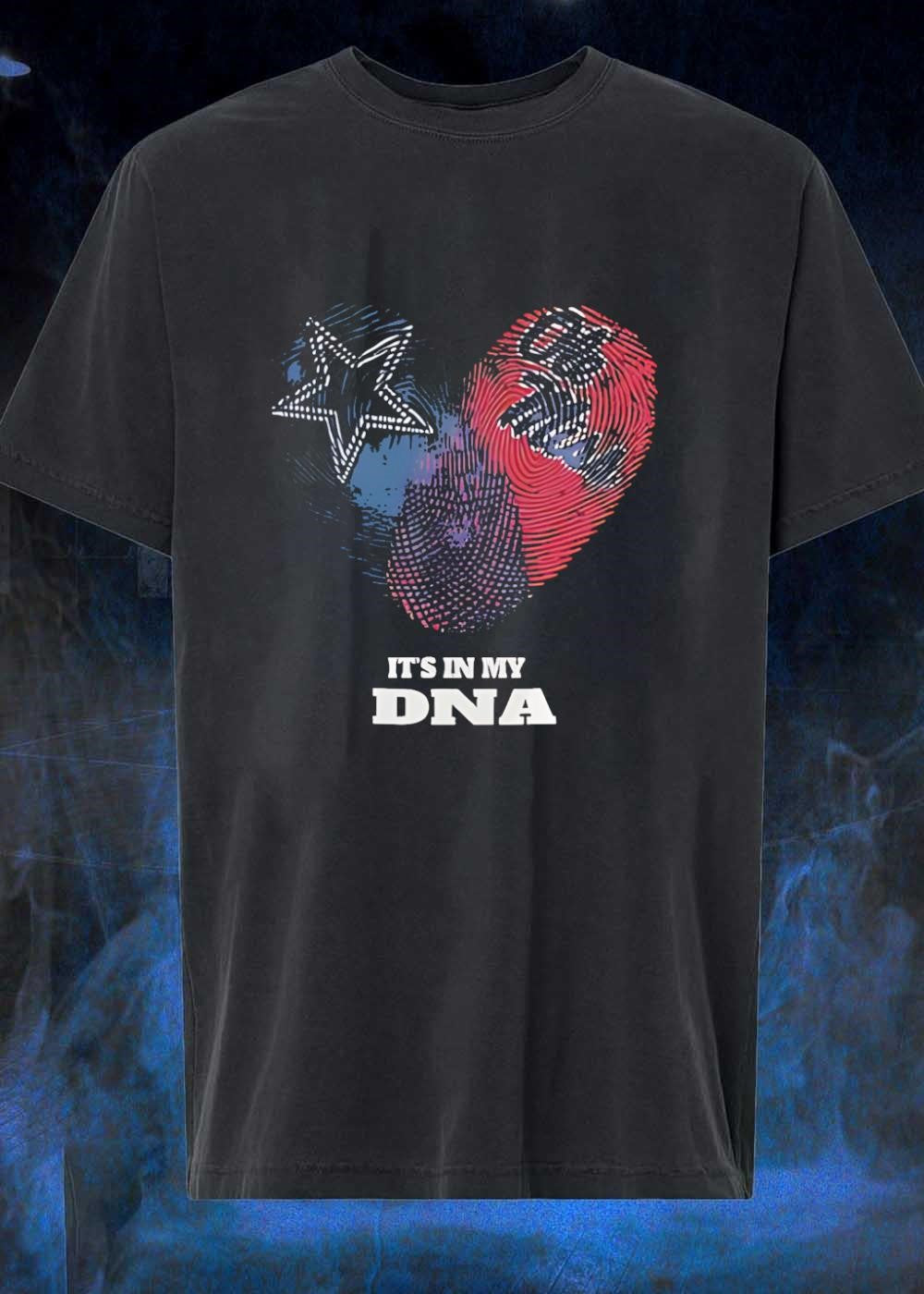 Heart Fingerprint Patriotism It's in My DNA - Adult & Kids T-Shirts, Sweatshirts & Hoodies apparel design preview 1