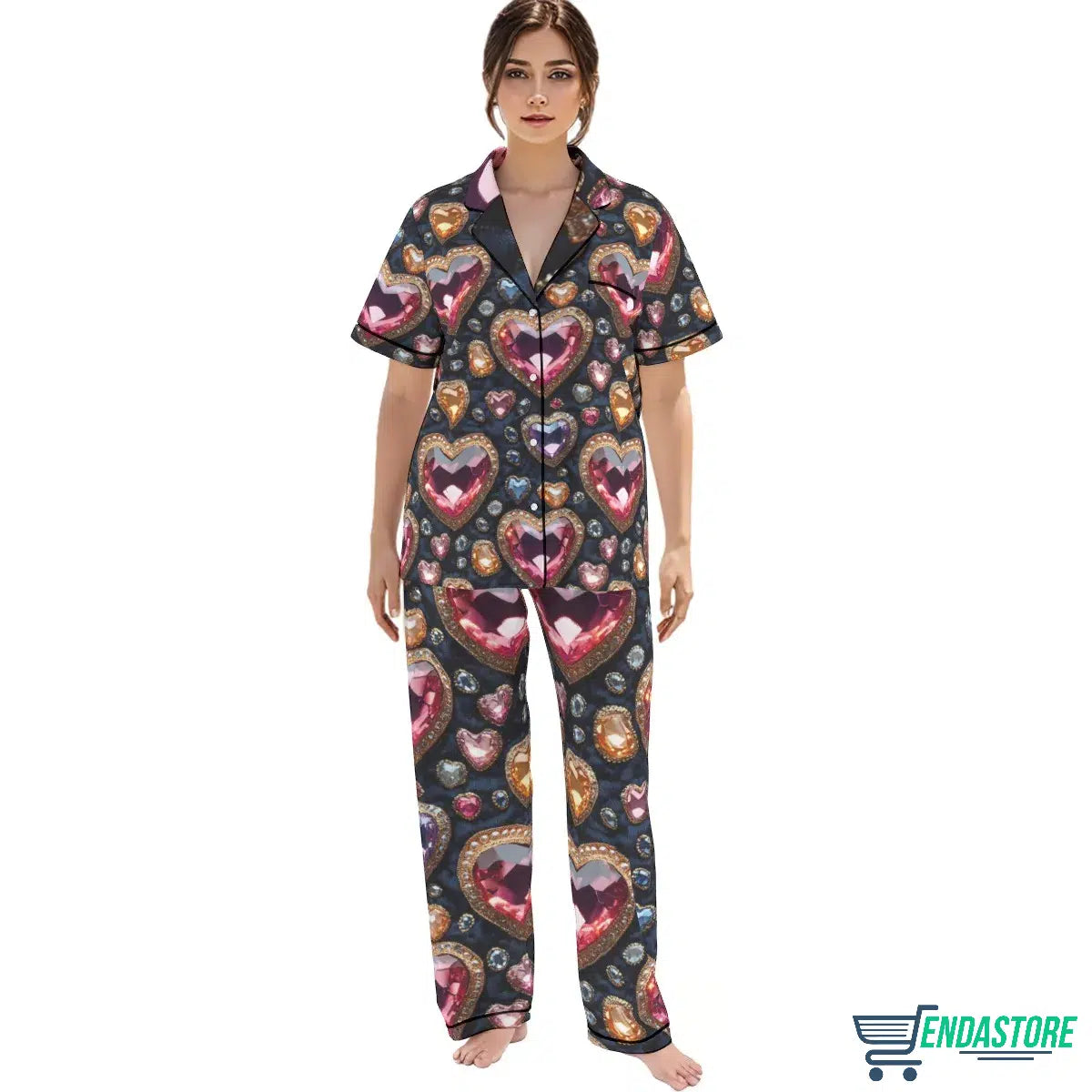 Heart Pajama Set 3D Sweater - Gift Idea product image 2