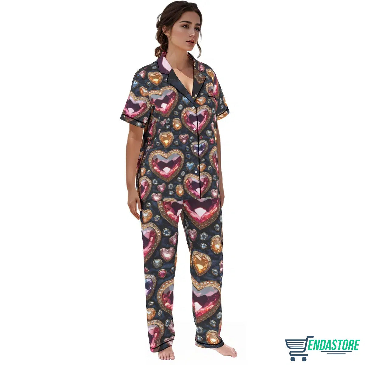 Heart Pajama Set 3D Sweater - Gift Idea product image 4