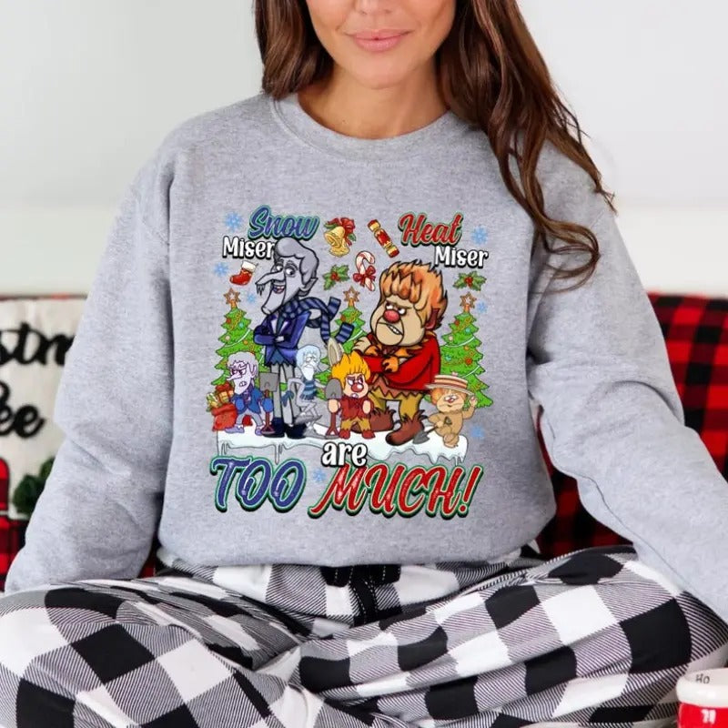 Heat Miser Snow Festive Brothers Funny Year Without - Adult & Kids T-Shirts, Sweatshirts & Hoodies apparel design preview 1
