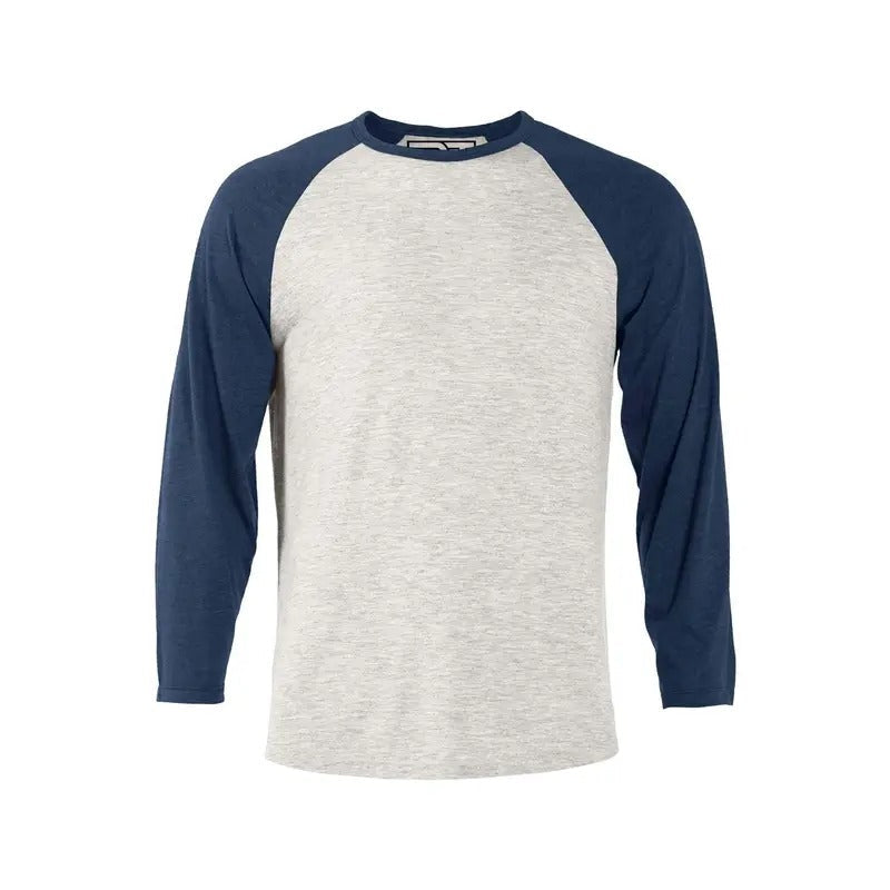 Heather Oatmeal Navy - Adult & Kids T-Shirts, Sweatshirts & Hoodies apparel design preview 1