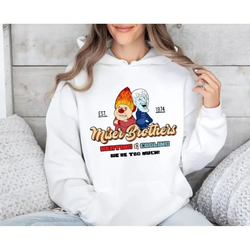 Heating Cooling We Are Too Much Year Without Santa - Adult & Kids T-Shirts, Sweatshirts & Hoodies apparel design preview 1