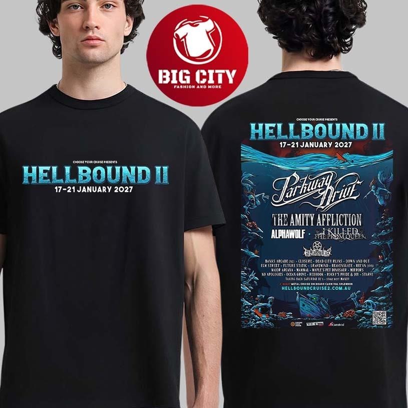 Hellbound II Festival Full Lineup In Australia Heavy - Adult & Kids T-Shirts, Sweatshirts & Hoodies apparel design preview 1