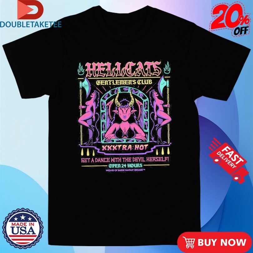 Hellcats Gentlemen's Club Get A Dance With The Devil - Adult & Kids T-Shirts, Sweatshirts & Hoodies apparel design preview 1