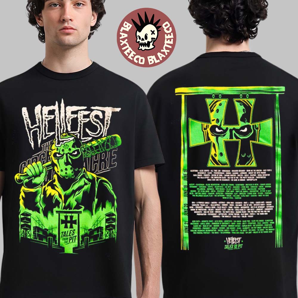 Hellfest 2026 Tales From The Pit Sanctuary Merch In - Adult & Kids T-Shirts, Sweatshirts & Hoodies apparel design preview 1