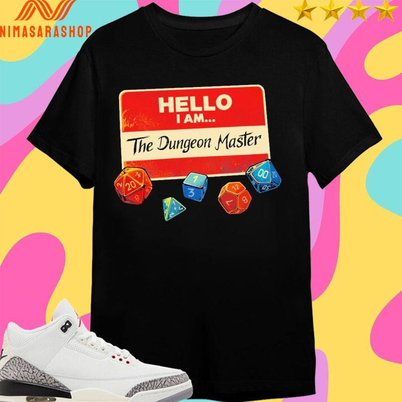 Hello I Am The Dungeon Master - Adult & Kids T-Shirts, Sweatshirts & Hoodies apparel design preview 1