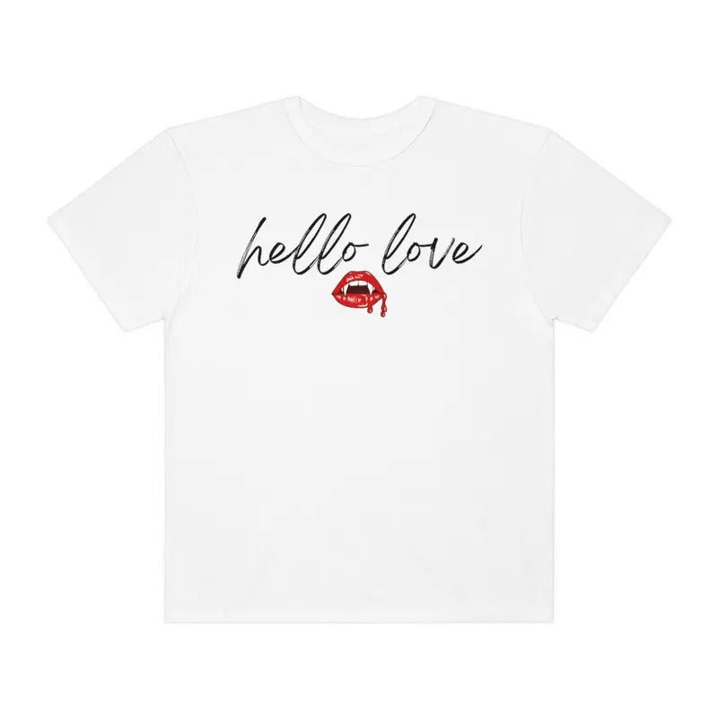 Hello Love Klaus Mikaelson Originals TVD Fan Vampire - Adult & Kids T-Shirts, Sweatshirts & Hoodies apparel design preview 1