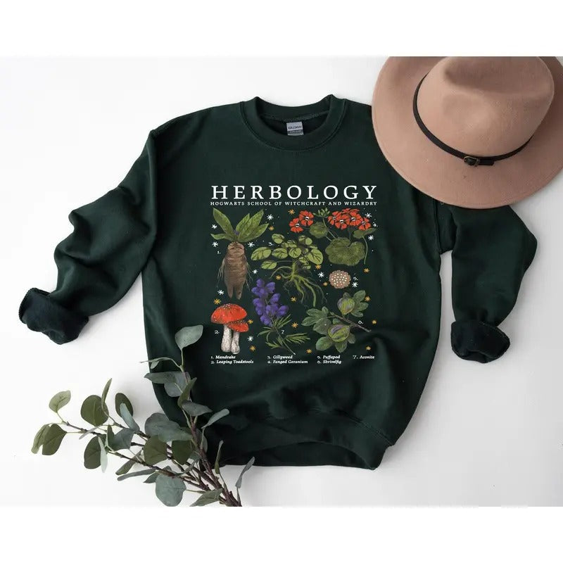 Herbology Plant Lover Botanical Gardening - Adult & Kids T-Shirts, Sweatshirts & Hoodies apparel design preview 1