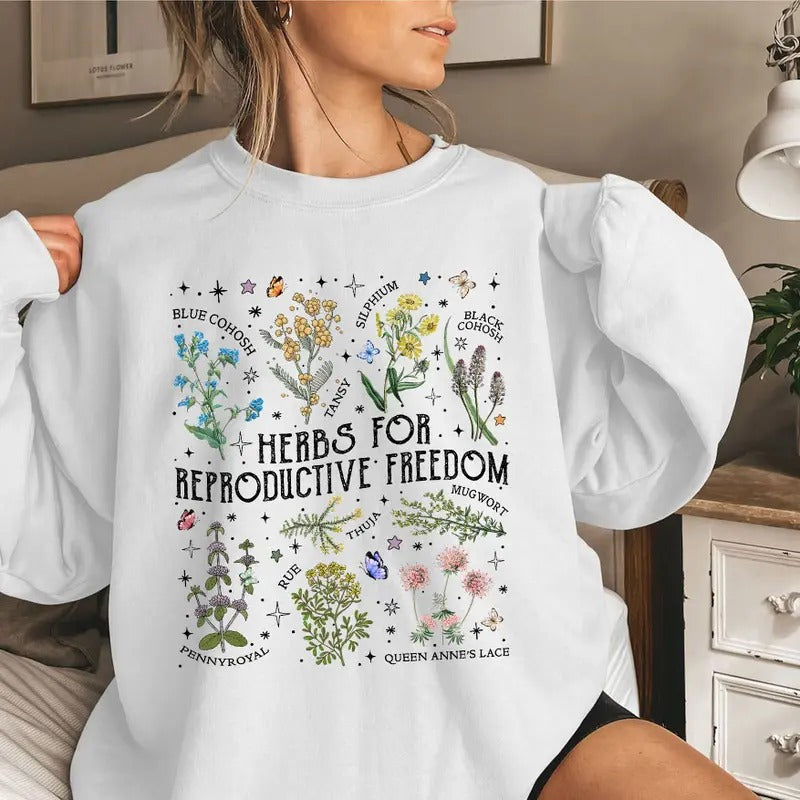 Herbs Reproductive Freedom Rights Feminist Lover - Adult & Kids T-Shirts, Sweatshirts & Hoodies apparel design preview 1