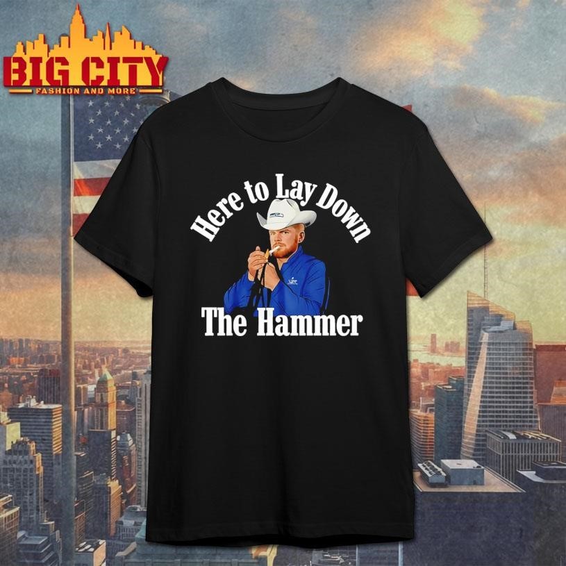 Here To Lay Down The Hammer - Adult & Kids T-Shirts, Sweatshirts & Hoodies apparel design preview 1