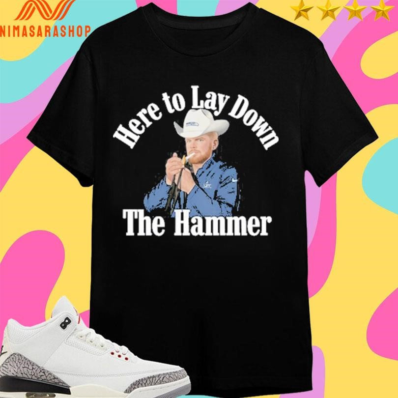 Here To Lay Down The Hammer - Adult & Kids T-Shirts, Sweatshirts & Hoodies apparel design preview 1