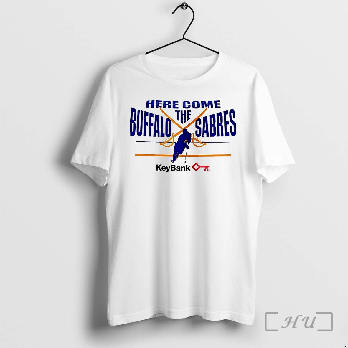 Here Come Buffalo The Sabres Keybank Sweater Jpg - Adult & Kids T-Shirts, Sweatshirts & Hoodies apparel design preview 1