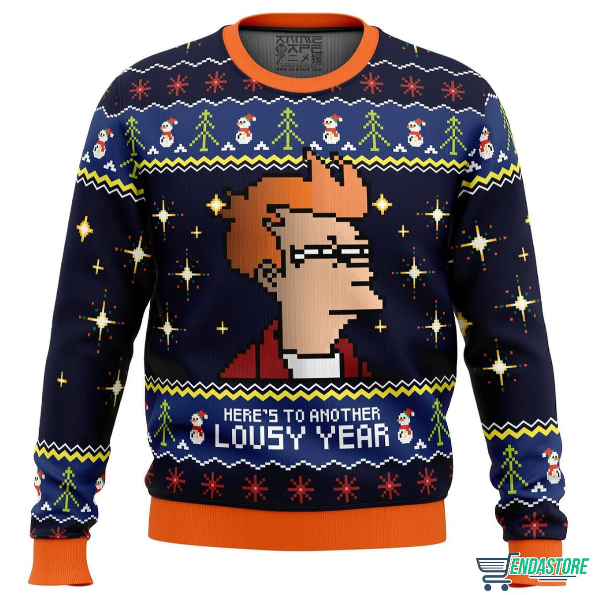 Here’s to another LOUSY YEAR 3D Ugly Christmas Sweater - Holiday Gift product image