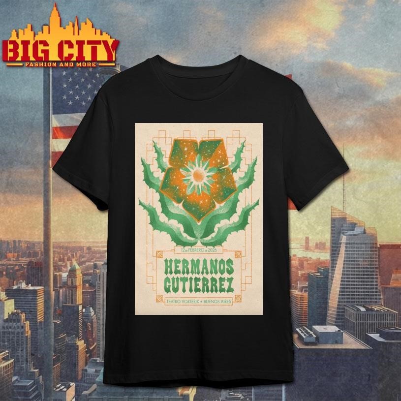 Hermanos Gutiérrez Feb 12 2026 In Buenos Aires - Adult & Kids T-Shirts, Sweatshirts & Hoodies apparel design preview 1