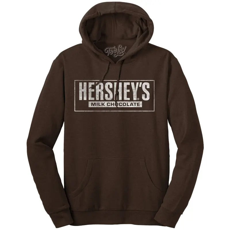 Hershey'S Milk Chocolate Hooded Brown - Adult & Kids T-Shirts, Sweatshirts & Hoodies apparel design preview 1