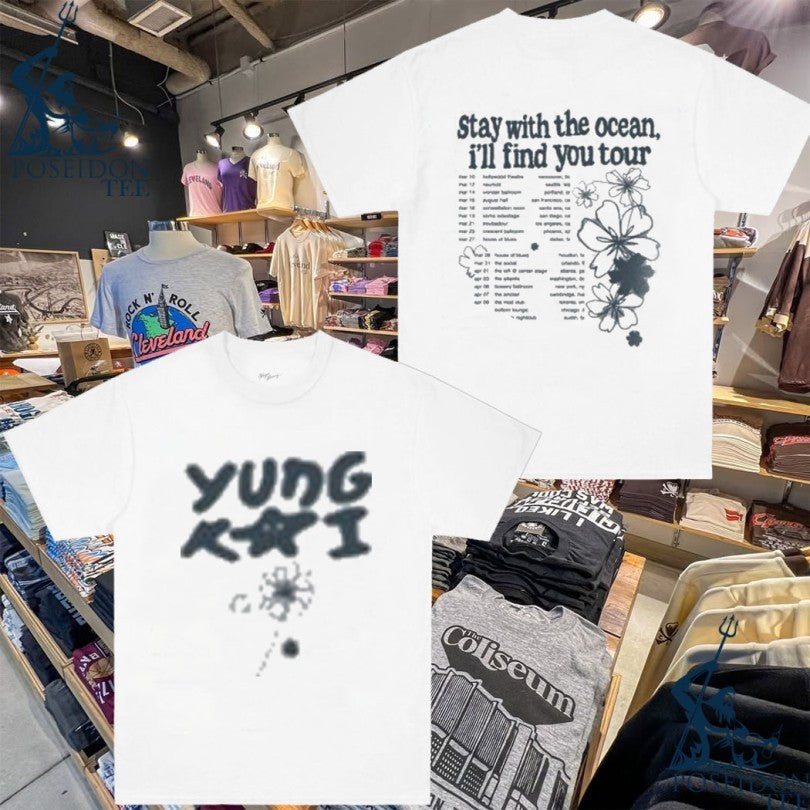 Yung Kai Stay With The Ocean I'll Find You Tour - Adult & Kids T-Shirts, Sweatshirts & Hoodies apparel design preview 1