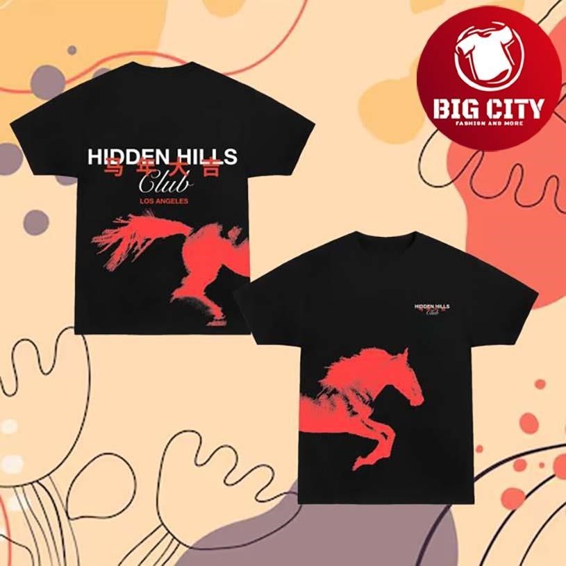 Hidden Hills Year Of The Horse Two Sided - Adult & Kids T-Shirts, Sweatshirts & Hoodies apparel design preview 1