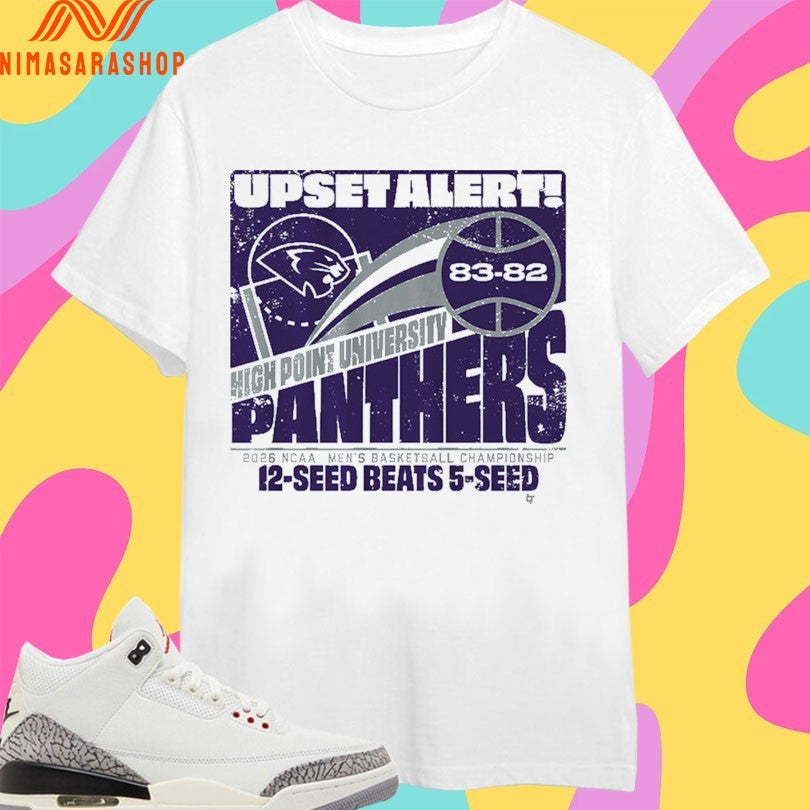 High Point Panthers Mbb 2026 March Madness Upset - Adult & Kids T-Shirts, Sweatshirts & Hoodies apparel design preview 1