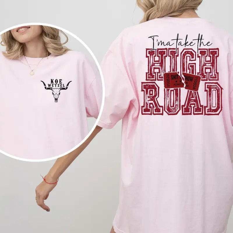 High Road Comfort Colors Casual Loose - Adult & Kids T-Shirts, Sweatshirts & Hoodies apparel design preview 1