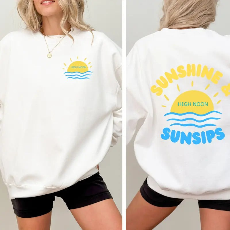 High Noon Sunshine Sunsips Nooners Casual Comfort - Adult & Kids T-Shirts, Sweatshirts & Hoodies apparel design preview 1