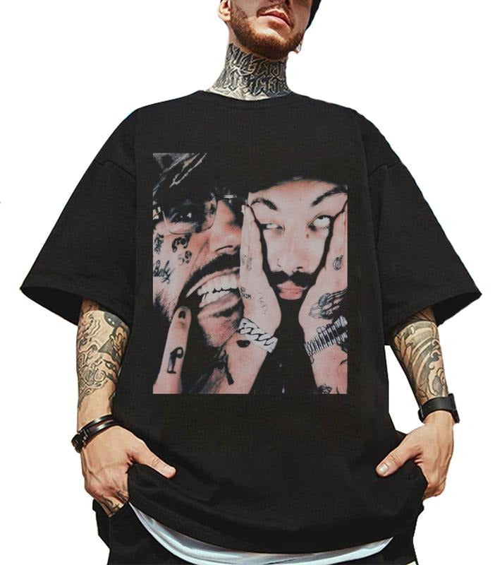 Hiphop SBoy $Boy Vintage $B Sby Tour Bootleg Rapper - Adult & Kids T-Shirts, Sweatshirts & Hoodies apparel design preview 1