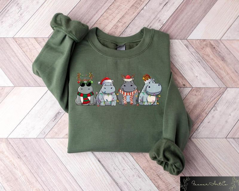 Hippopotamus Retro Hippo Funny - Adult & Kids T-Shirts, Sweatshirts & Hoodies apparel design preview 1