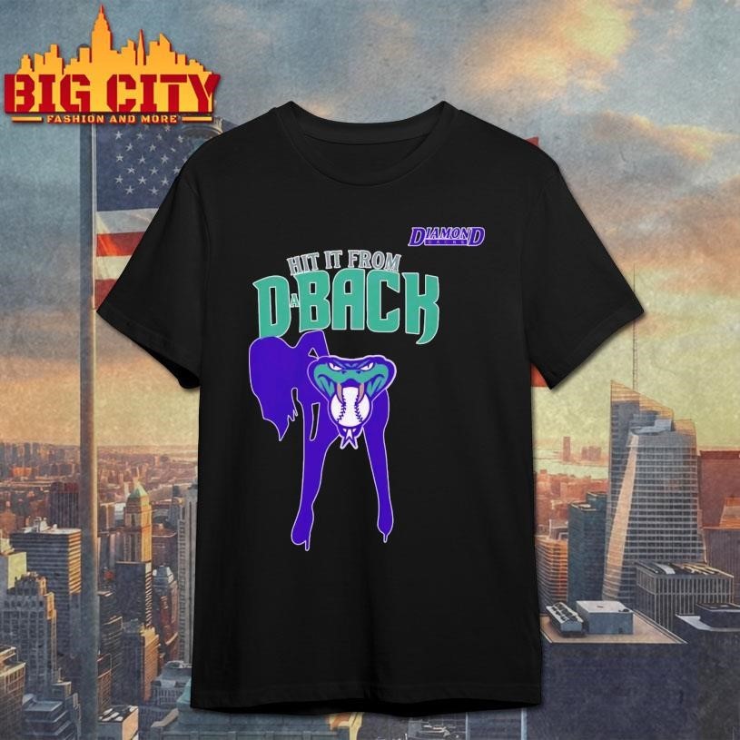 Hit It From Da Back Arizona Diamondbacks - Adult & Kids T-Shirts, Sweatshirts & Hoodies apparel design preview 1