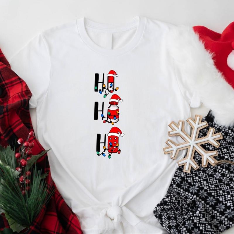 Ho Pharmacy Funny Pharmacist X Mas Party Merry - Adult & Kids T-Shirts, Sweatshirts & Hoodies apparel design preview 1