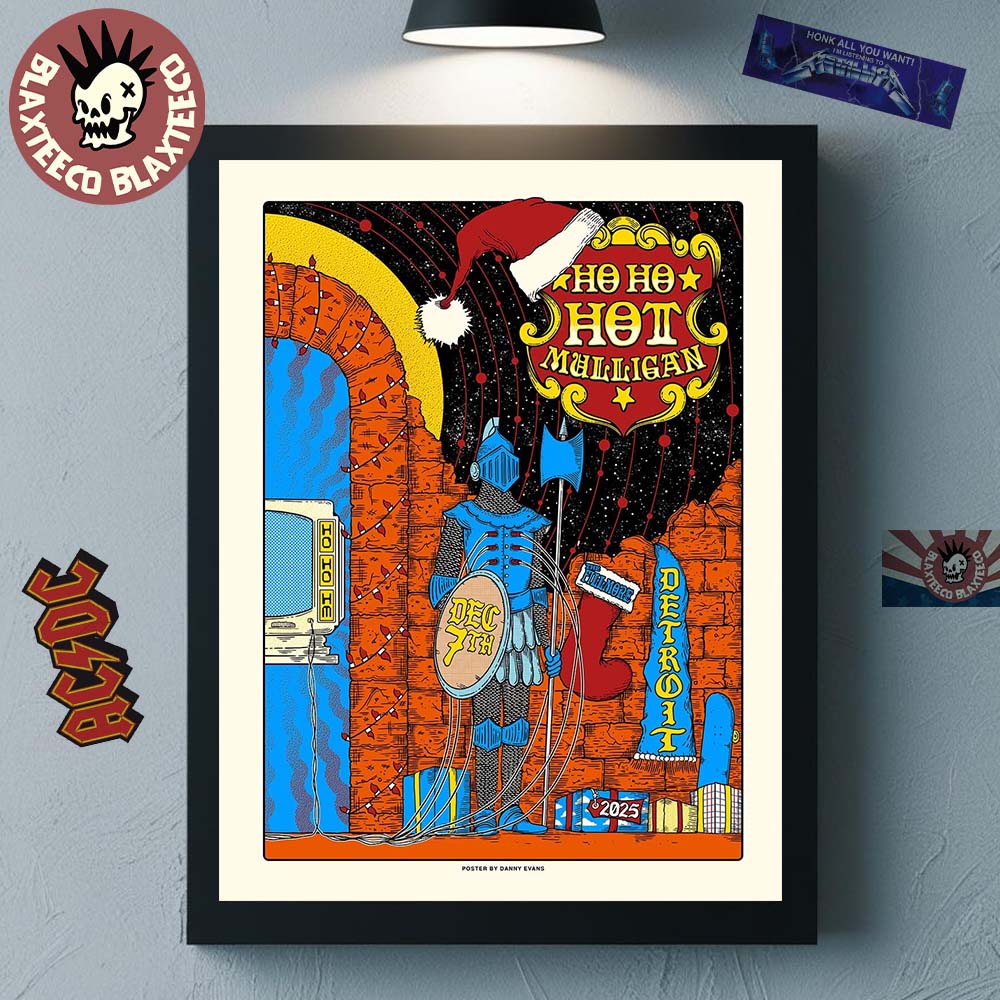 Ho Hot Mulligan Detroit Michigan 2025 Night 2 Event - Adult & Kids T-Shirts, Sweatshirts & Hoodies apparel design preview 1